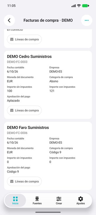 Abono con pago aplazado y código desconocido DEMO: no se interpreta como pagado — Cifru nativo DEMO, datos totalmente ficticios; no es una prueba de conexión ERP real.